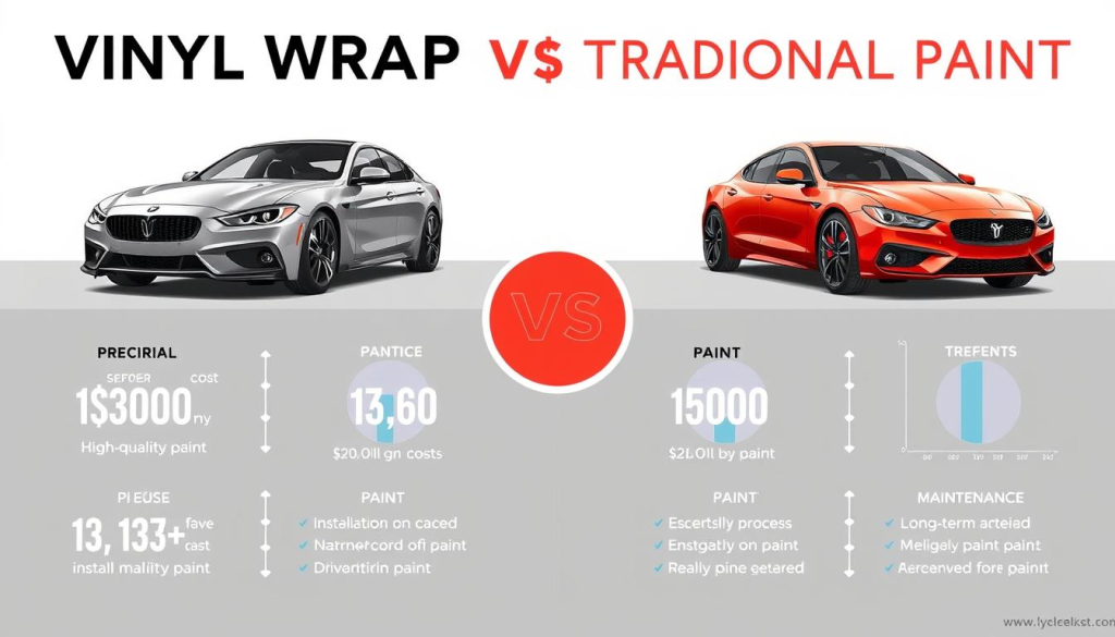 vinyl wrap vs paint cost comparison