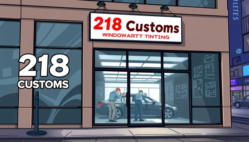 218 Customs window tinting services 218 Customs window tinting services