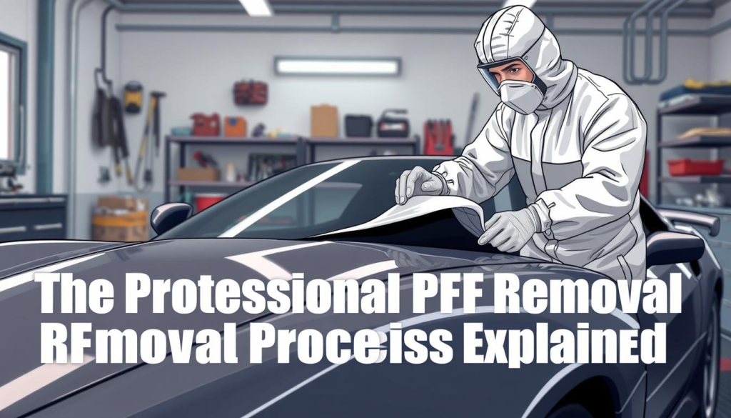Professional PPF removal service