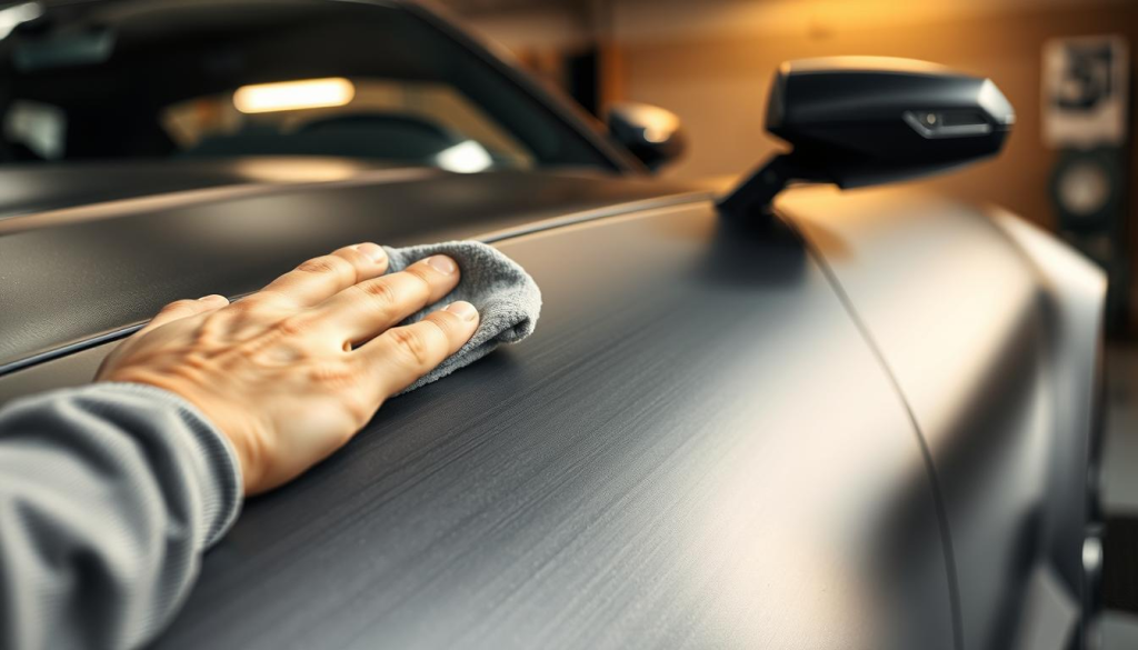 matte car wrap maintenance