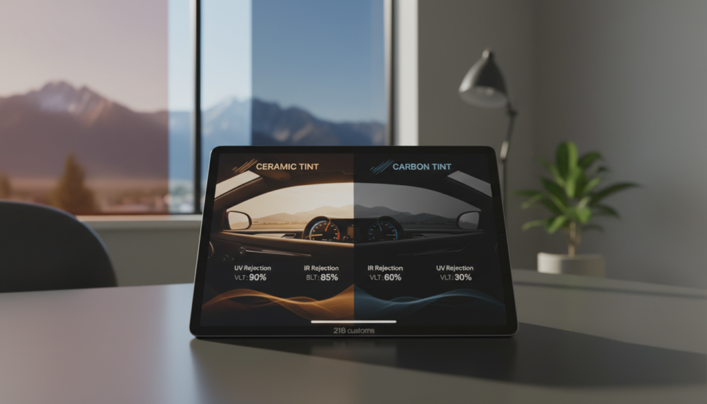 electronic device performance with window tint