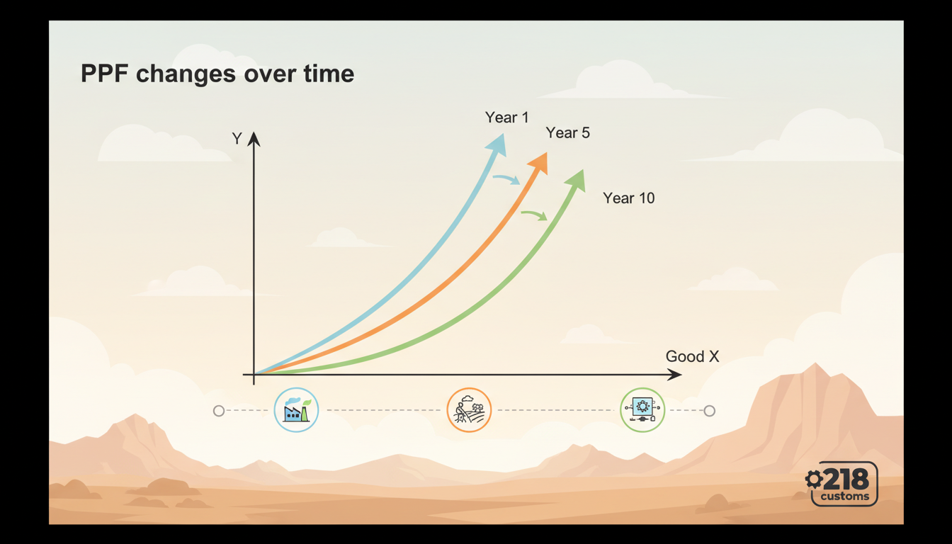 what happens to ppf over time