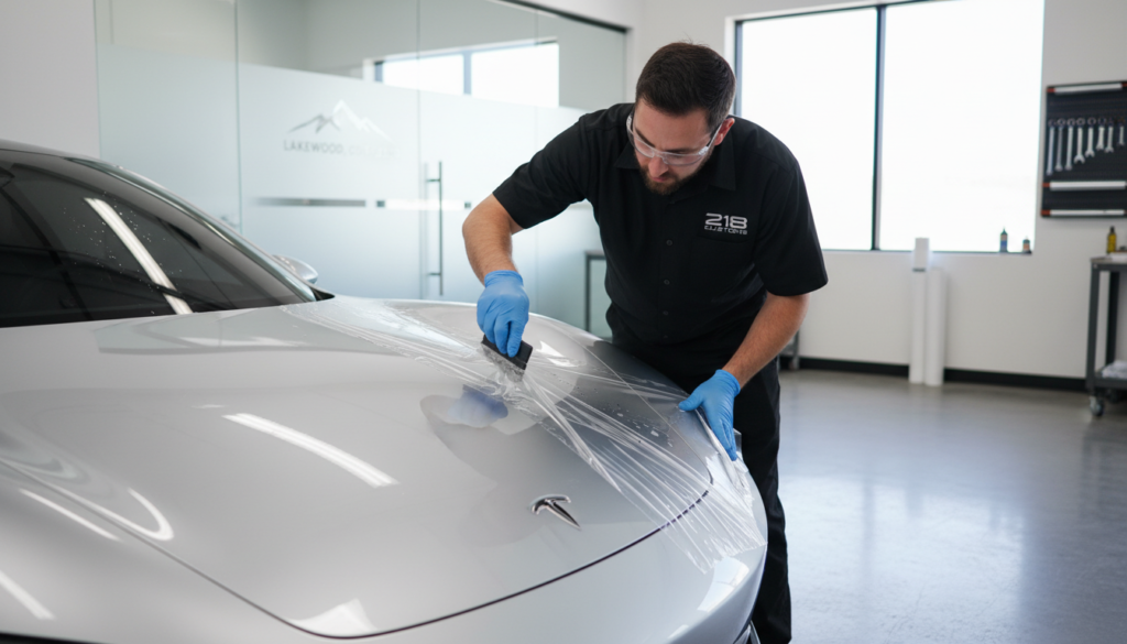 Clear Bra installation Clear Bra installation